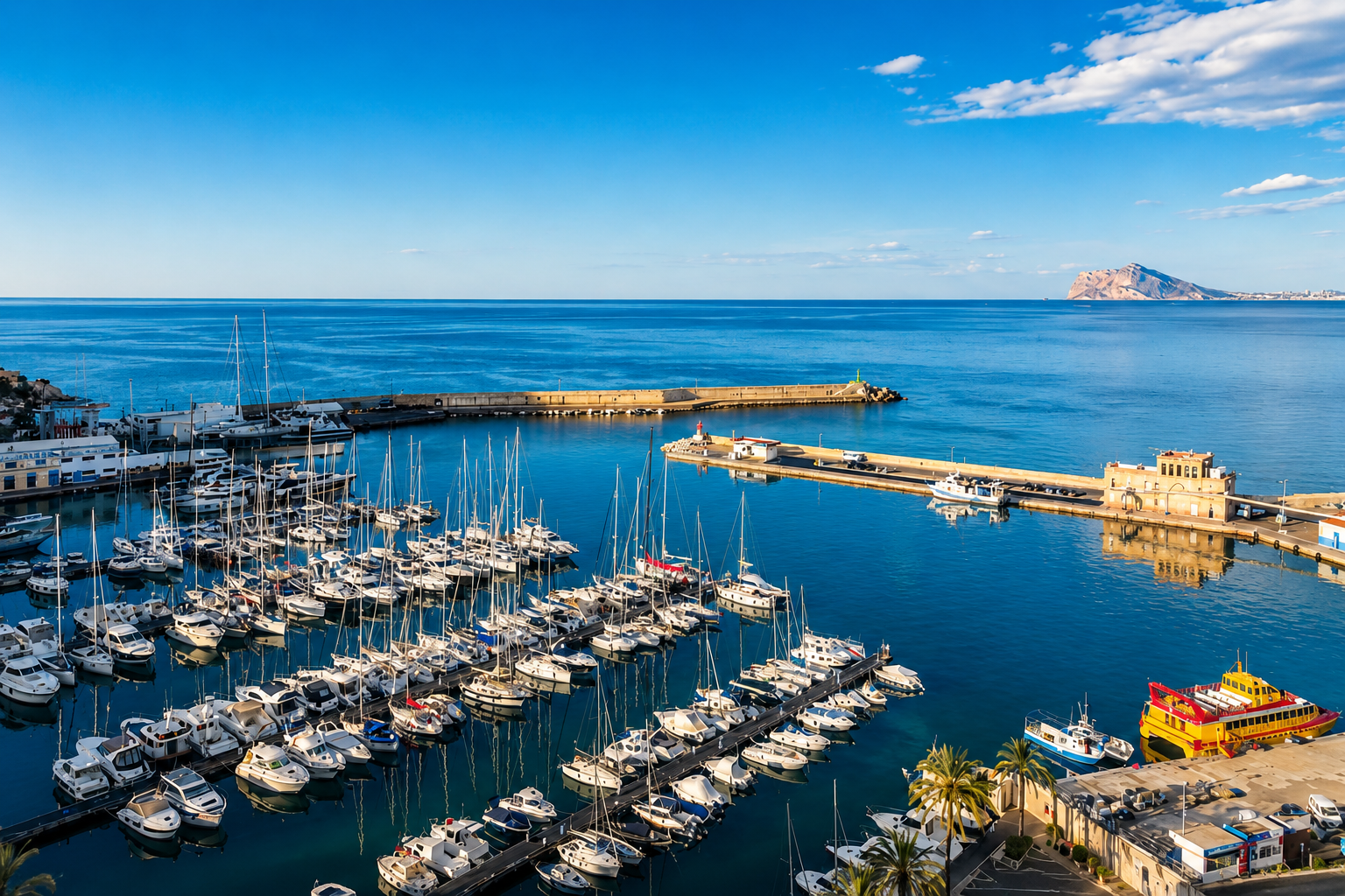 Jachthavens in Benissa, Calpe en Moraira: gelegen nabij de zee aan de Costa Blanca Noord